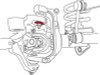 SPC Performance Jeep 1 Deg. Camber Sleeve - 23404 Line Art