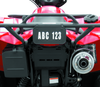 Quadboss ATV License Plate Kit - Black - 211906 Photo - Primary