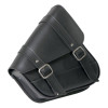 Willie & Max Universal Black Jack Compact Slant Saddlebag Set (12inL x 9.5inH x 5.5 inW) - Black - 59588-00 User 1