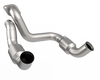 Kooks 20-22 Ford F250 7.3L V8 / Ford F350 7.3L V8 3in SS High Output Green Catted Connecting Pipes - 14003400 Photo - Unmounted