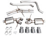 AWE Tuning 19-21 Porsche Macan 3.0T/2.9TT Touring Edition Catback Exhaust w/ Chrome Silver Tips - 3015-42951 Photo - out of package