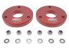 aFe CONTROL 23-24 Chevrolet Colorado ZR2 / GMC Canyon AT4X L4 2.7L (t) 1.25in Leveling Kit - Red - 416-40T002-R Photo - Unmounted