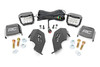 Rough Country-LED Light Kit | Cage Mount | 2" Chrome Pair | Wide Angle | Honda Talon 1000R
