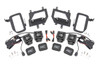 Rough Country-LED Light Kit | Fog Mount | Dual 2" Black Pairs | SAE | Ford F-150 (15-17)