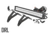 Rough Country-LED Light Kit | Bumper Mount | 20" Chrome Dual Row | White DRL | Ram 1500 (19-24)