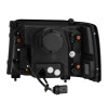 AlphaRex 92-96 Ford F-Series/Bronco LUXX-Series Proj Headlights Blk w/Actv Light SeqSig & SBDRL - 880268 User 1