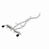 MagnaFlow 2020+ Toyota Supra SPEQ Series Cat-Back Performance Exhaust System w/ Black Chrome Tips - 19707 360 Degree Image Set
