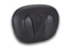 Mustang Deluxe Diamond Touring Sissy Bar Pad Black w/Dark Cherry Thread - 88450DC User 1