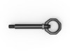 aFe 23-25 BMW M2 (G87) CONTROL Front / Rear Tow Hook - Black - 450-502004-B Photo - Unmounted