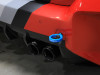 aFe 23-25 BMW M2 (G87) CONTROL Front / Rear Tow Hook - Blue - 450-502004-L Photo - Mounted