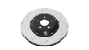 DBA 05-12 Corvette C6 w/Z06 pkg Front Slotted 5000 Series 2 Piece Rotor Assembled w/ Black Hat - DBA52992BLKS Technical Drawing