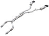 AWE Tuning 2020+ Ford Explorer ST Touring Edition Exhaust w/ Diamond Black Tips - 3015-43625 Photo - out of package