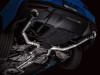 AWE 2024 Ford Mustang GT Fastback S650 RWD Track Edition Catback Exhaust w/ Dual Chrome Silver Tips - 3020-32650 Photo - Mounted