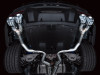 AWE 2024 Ford Mustang Dark Horse S650 RWD Track Edition Catback Exhaust w/ Quad Chrome Silver Tips - 3020-42375 Photo - Mounted