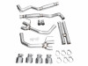 AWE 2024 Ford Mustang Dark Horse S650 RWD Track Edition Catback Exhaust w/ Quad Chrome Silver Tips - 3020-42375 Photo - out of package