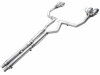 AWE 2024 Ford Mustang Dark Horse S650 RWD Track Edition Catback Exhaust w/ Quad Chrome Silver Tips - 3020-42375 Photo - out of package