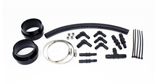 Torque Solution Turbo Inlet Hose Black (Non-Recirc): 02-07 Subaru WRX / 04-20 STI / 05-09 Legacy GT - TS-SU-565-NR Photo - Primary