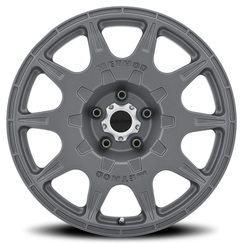 Method MR502 RALLY 17x8 +38mm Offset 5x4.5 67.1mm CB Titanium Wheel - MR50278012838-2 Photo - Primary
