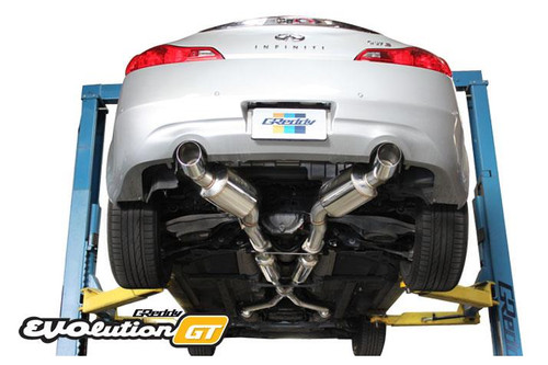 GReddy 07-14 Infiniti G37 Evolution (RWD ONLY) GT 304SS Cat-Back Exhaust - 10128304 Photo - Primary