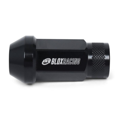 BLOX Racing Street Series Forged Lug Nuts - Black 12 x 1.5mm - Set of 20 (New Design) - BXAC-00104-SSBK User 1