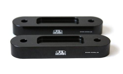 BLOX Honda S2000 Racing Front 20mm Thick Spacer Bump Steer Kit - Black (Lowered 1in and more) - BXSS-20354-20-BK Photo - Primary