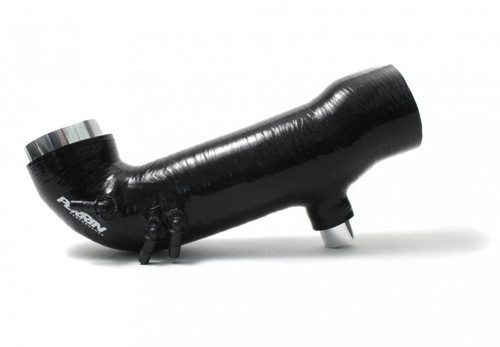 PERRIN 02-07 Subaru WRX / 04-21 STI Turbo Inlet Hose 3in. (For Aftermarket Turbos Only) - Black - PSP-INT-410BK Photo - Primary