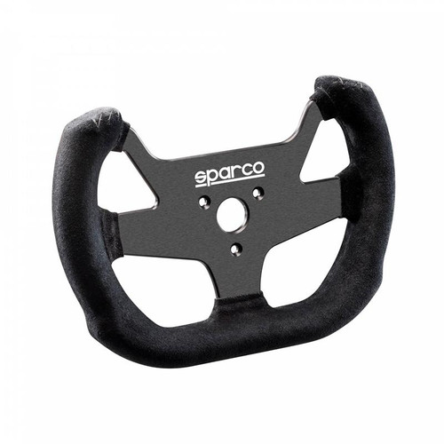Sparco F10A Suede Black Steering Wheel - 015P270SSN Photo - Primary