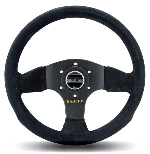 Sparco Steering Wheel 300 Suede Black - 015P300SN Photo - Primary