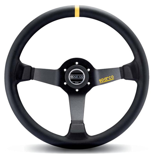 Sparco Steering Wheel 325 Suede Black - 015R325CSN Photo - Primary