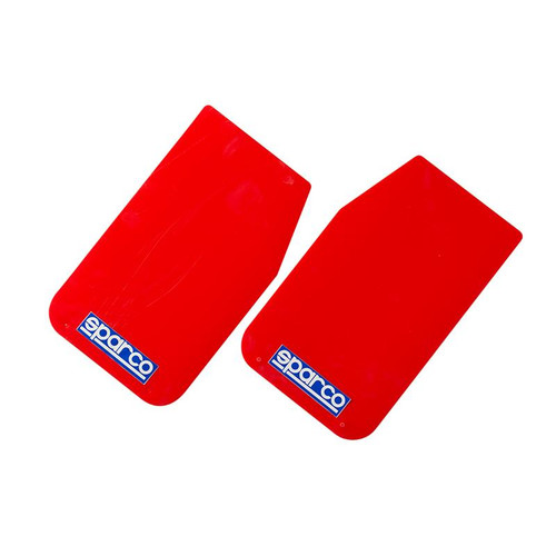 Sparco Mud Flap Pair Red - 03791RS Photo - Primary