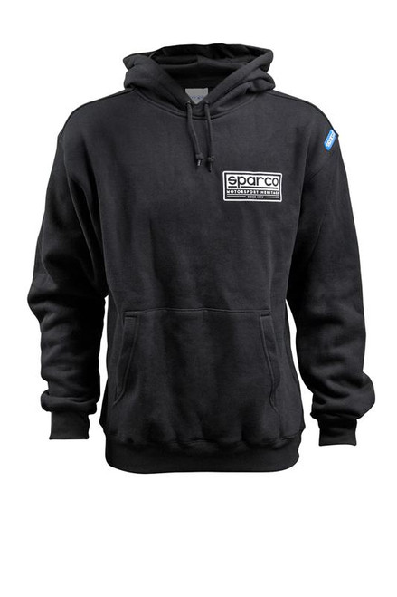 Sparco Sweatshirt Hooded Heritage Blk Lr - SP03200NR3L Photo - Primary
