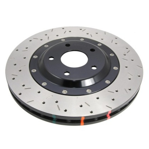 DBA 2020+ Chevrolet Corvette C8 Z51 Front 2-Piece Crossdrilled 5000 Series Rotor - 53928BLKXD User 1
