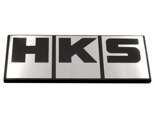 HKS Silver Block Logo Emblem - 51003-AK027 Photo - Primary