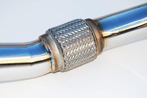 Invidia 08-09 WRX Sedan 76mm (101mm tip) REGULAR Titanium Tip Cat-back Exhaust - HS08SW4GTT Photo - Primary