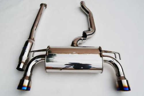 Invidia 09+ EVO 10 Q300 Titanium Tip Cat-back Exhaust - HS09MEXG3T Photo - Primary