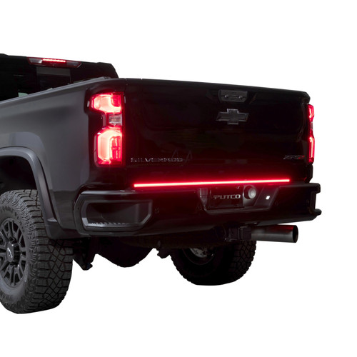 Putco 2024 Chevrolet Silverado HD/ GMC Sierra HD 60In Direct Fit Red Blade Kit Tailgate Bars - 9203060-25 Photo - Primary