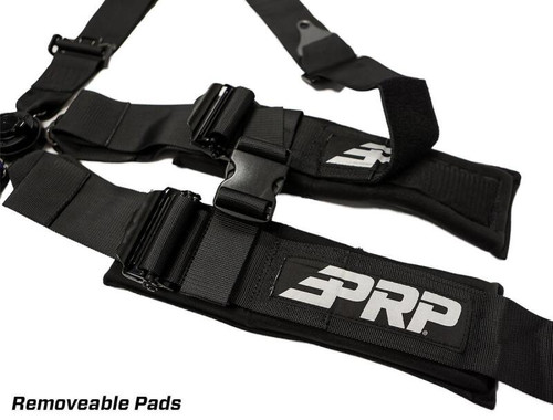 PRP 5.2 Harness(Cam-Lock, SFI Rated) - Black - SB5.2CAM Photo - Close Up