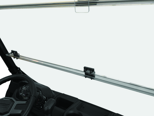 QuadBoss 15-19 Polaris Ranger 1000 Diesel Windbreak Folding Windshield - 375780 User 1