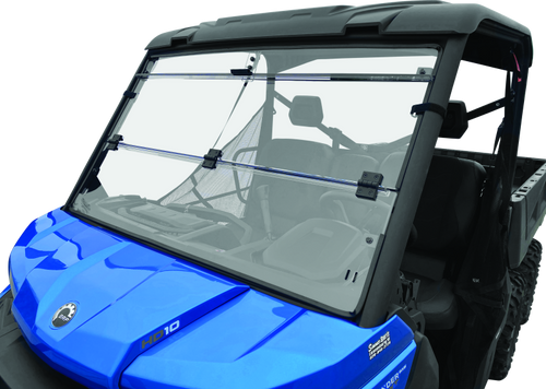 QuadBoss 16-22 Can-Am Defender HD10 Windbreak Folding Windshield - 375784 Photo - Primary