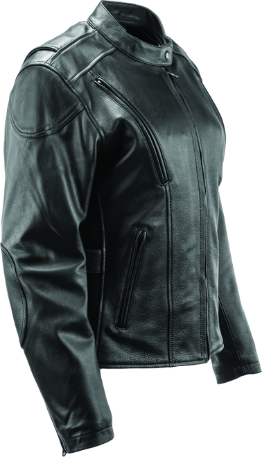 River Road Race Leather Jacket Black Womens - Small - 094363 User 1