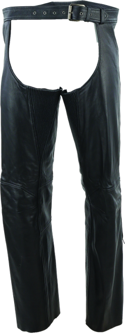 River Road Plains Leather Chaps Black - 3XL - 094423 User 3