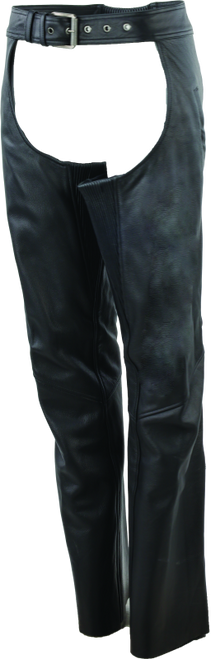 River Road Plains Leather Chaps Black Womens - Small - 094425 User 1