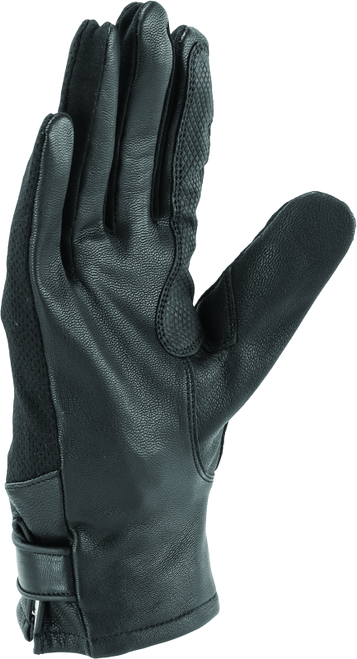 River Road Pecos Leather Mesh Gloves Black - Small - 094484 User 1