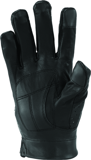 River Road Tucson Leather Perforated Gloves Black Womens - Small - 094501 User 1