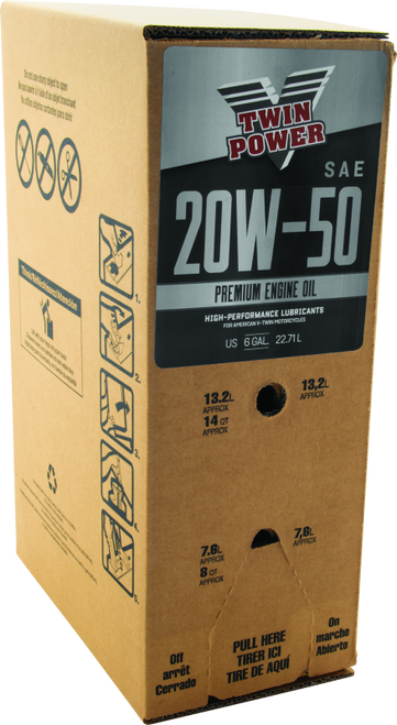 Twin Power 20W50 Oil 6 Gallon Bag In Box - 539026 Photo - Primary