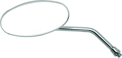 BikeMaster Adjustable Oval Mirror 10mm - Each -Chrome - 600804 User 1
