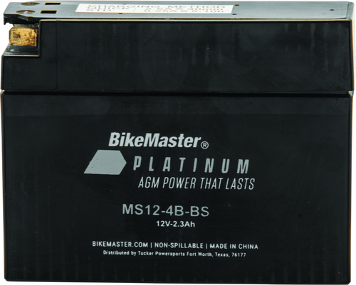 BikeMaster AGM Battery - MS12-4B-BS - 780749 Photo - Primary