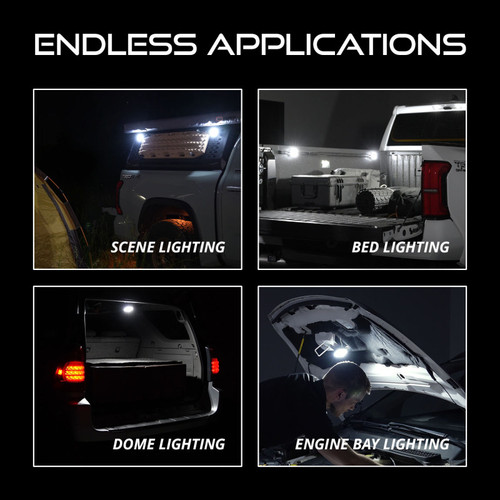 Diode Dynamics Stage Series SXS Rock Light Installer Kit - White Diffused M8 (4-pack) - DD7750 User 6