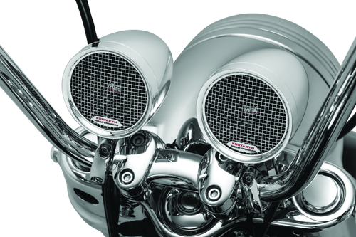 Kuryakyn Road Thunder Speaker Pods Bluetooth Audio Controller Chrome - 2712 User 1