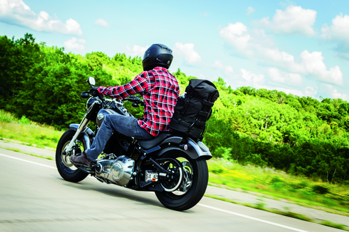 Kuryakyn Side Mount License Plate Holder Clamp 86-17 Softails Gloss Black - 3116 User 1